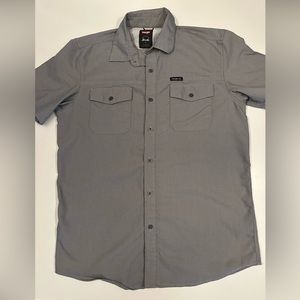 Wrangler light weight button up tee size M